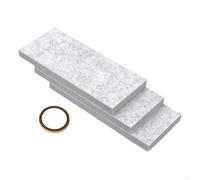 Adjustable Air Conditioner Window Sealing Plate, 3-Pack Insulated Foam Panels for Portable AC Units, Heat Blocking & Noise Reduction Kit, Trim to Fit up to 50 Inches