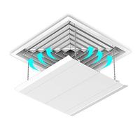Adjustable Air Conditioner Windshield Air Conditioners Windshield Deflector Air Conditioner Baffle Shield Air Vent Deflectors Home Ac Central Air Units (Color : 45 * 45cm)