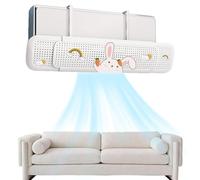 Adjustable Air Deflector - Air Conditioner Deflector | Air Vent Deflector, Retractable Cold Air Baffle, Telescopic Anti-Wind Baffles, Cartoon-Printed Air Deflector