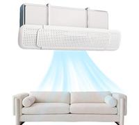 Adjustable Air Deflector - Air Deflector With Cartoon Printing - Air Conditioner Wind Shield, Retractable Cold Air Baffle, Flow Vent Deflector for AC Wall Unit