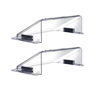 Adjustable Air Vent Deflector for AC,Ceiling, Wall, Floor, 9” to 16” Wide, Baseboard - Magnetic, Heat & Wind Blocker,Vent Covers for Central Conditioner, Heating, Refrigeration, Builder,2 Pack