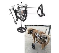 Adjustable AllTerrain Dog Wheelchair for Extra Large Dogs: Rehabilitation Support Mobility Aid for Disabled s Perfect for Walking and Outdoor Adventures