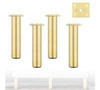 Adjustable Aluminium Alloy Table Legs 4pcs 200mm Silver Furniture Legs for Kitchen Worktop & Breakfast Bar Heavy Duty Modern Design Easy Installation