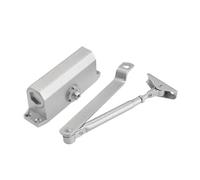 Adjustable Aluminium Door Closers 25-35KG Automatic/Latching Speed ty System Nuts Enhanced Door Opener for Home & Commercial Use
