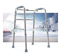 Adjustable Aluminium Folding Walker - Lightweight & Height Adjustable for Adult Disability Aid