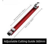 Adjustable aluminum alloy cutting machine ruler with dual latch feature to prevent shifting, enhancing precision and stability in woodworking and milling tasks (2)