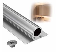 Adjustable Aluminum Anti-Warp Bar, Anti-Sag For Solid Wood Closets For Bedrooms, Exterior Mount No Groove Adjustable Straightener, Easy Install(L 2.5 m)