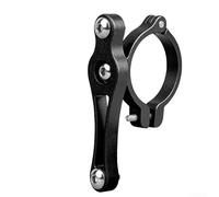 Adjustable Aluminum Bottle Holder for Bikes and Electric Scooters Fits 19mm to 33mm Pipes (Single screw Black)