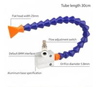 Adjustable Aluminum Cooling Nozzle For Blowing Or Spraying 360-Degree | Multi-use design supports air water or oil spraying Lightweight and portable Ergonomic handle for prolonged use