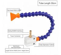 Adjustable Aluminum Cooling Nozzle For Blowing Or Spraying 360-Degree | Multi-use design supports air water or oil spraying Lightweight and portable Ergonomic handle for prolonged use