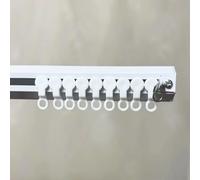 Adjustable Aluminum Curtain Rail for Versatile Hanging Solutions in Homes and Offices - Ideal for Window Treatments and Room Dividers