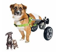Adjustable Aluminum Dog Wheelchair Portable li Aid for Did Pets Support for Paralyzed & Injured Dogs (Mum) - Enhance li & Quali of Life.