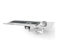 Adjustable Aluminum Keyboard Tray Wall-Mounted Mouse Platform Ergonomic Arm Stand for Office Space-Saving Design for Enhanced Productivity