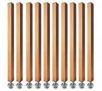 Adjustable Aluminum Room Divider Post 10 Pack Floor to Ceiling 24 90 Inches for Office Dining Salon Teahouse & Bar Versatile Indoor Partition Solution