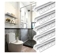 Adjustable Aluminum Shower Door Track for 8-1m Thick Acrylic Panels, Cuttable F Profile s Railing Channel for Bathrooms & Patios - & Slish Design