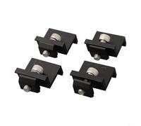 Adjustable Aluminum Solar Module Clamps for 30mm/35mm Panels, End & Center Clamps, 4/10pcs Options (4Pcs 30mm End clamp)
