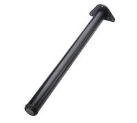 Adjustable Aluminum Table Legs Height-Adjustable Metal Furniture Feet for TV Stands Dining Tables Office Desks - Stainless Steel 40cm Height Design