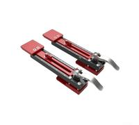 Adjustable Aluminum Wall Panel Install Tool With Dual Scales For Precision Work On Laminate Flooring And Decking Boards From 8mm To 18mm Thickness Red Color Pack Of Two Pieces For Home Garden Projects