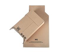 Adjustable Amazon Style eCommerce Packaging Expandable Envelope Boxes Use As Expandable Cardboard Rigid Envelope Postal Box Mailer Mailing Bag M1 (Boxed Size: 219 x 155 x 70mm) 10-1000Pcs HTUK (10)
