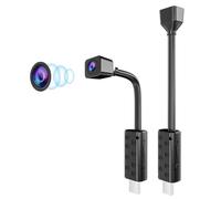 Adjustable Angle 4K WiFi Hidden Spy Camera,USB Plug-and-Play,Night Vision,Motion Detection,Multi-Device Viewing,Mini Spy CameraSupports 128GB Memory Card(Not Included)for Home,Office,Car Security