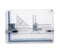 Adjustable Angle A3 Drafting Table Drawing Board with Parallel Motion in White