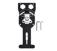 Adjustable Angle Aluminum Alloy Track Saw Rail Square Guide Wide Compatibility for Festool Triton 4Powertec Multi Angle Settings Woodworking