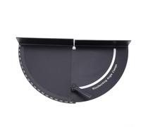 Adjustable Angle Clamp 22.5-180° Aluminium Alloy Woodworking Vice for Picture Frames & Cabinets - 6 Inch Black Tool(180°)