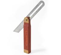 Adjustable Angle Finder Sliding Bevel Angle Measurement Tool Stainless Steel Blade Hardwood Handle T Bevel Gauge for Carpentry Woodworking Craftsman Architect