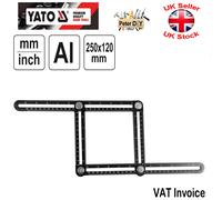 Adjustable Angle for Transferring Dimensions Ruler Craft Angle Square Tool