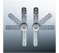 Adjustable Angle Hinges - Sofa Bed & Recliner Gear Adjustment Hardware 90 to 180 Degree,Furniture Adjustable Angle Hinge（90 Degree Installation） 2PCS