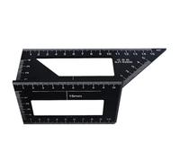 Adjustable Angle Layout Ruler - Protractor Measuring Tool, 90 Degree Drawing Gauge | Multi-Functional Marking Instrument, Carpenter Angle Square, Precision Woodworking Tool for Architect, Engineer,