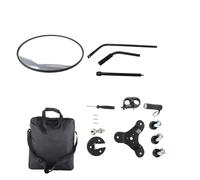Adjustable Angle Magnifying Vehicle Security Tool Under Car Inspection Mirror,Telescoping Handle,Wide Application for Checking Anomalies