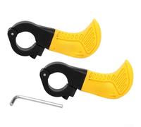 Adjustable Angle MTB Handlebar Grips Secure M4 Screw | Ergonomic for contour, reduces hand fatigue, soft TPE material, long ride for comfort, anti-slip texture