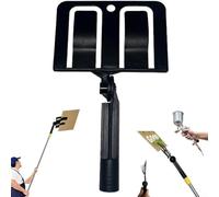 Adjustable Angle Paint Shield Holder with Long Rod for High Area Coverage in DIY Automotive and Industrial Painting