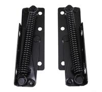 Adjustable Angle Sofa Bed Hinge Hardware Set, 3-Position Steel Mechanism for DIY Sofa or Bed Frames, Black, 125 x 43.5 mm, 2-Piece