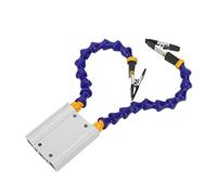 Adjustable Angle Soldering Helping Hands,Soldering Third Hand Tool with Aluminum Alloy Base, Helping Hand Tool for Soldering Stations,Arbitrary Angle, Firmly Fixed, with (2PCS)