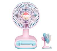 Adjustable Angle Table Fan 3 Speeds USB Rechargeable | Fan for the room from For Home Apartment Living Room Study Office Dormitory Travel Camping