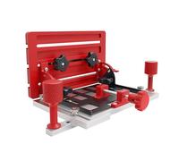 Adjustable-Angle Table Joinery Sled Coping Sled, Adjustment Angle 55°-93° with Quick Clamps for DIY Woodworking Projects