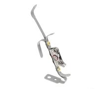 Adjustable Angle TIG Wire Feeder for MIG Welding, Metal Construction with Knurled Thumb Wheel, Portable Stable Wire Feed Support Tool for Vertical Welding Tasks, Silver