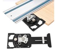 Adjustable Angle Track Saw Square, Guide Rail Square,Protractor, -60° to 60° Quick Positive Angle Stop, Festool and Makit a Track Saw Guide Rail for Fast and Easy 90 Degree Cuts