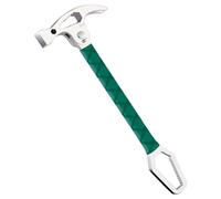 Adjustable Angled Claw Hammer Tool with Hexagonal Screw Holes Durability Steel Construction Home Repair Essential Multifunctional Folding Claw Hammer