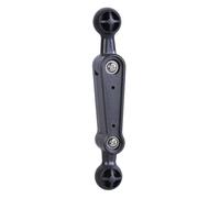 Adjustable Angled Double Ball Head 17mm Extension Rod General Ball Mount Arm for Holder & Tablet Stand Map Mount Adapter