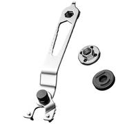 Adjustable Angled Grinder Wrench 12 in 1 Design Heavy Duty Steel Construction Ergonomic Handle for Extended Use Multi Purpose Grinder Wrench Tool