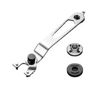 Adjustable Angled Grinder Wrench 12 in 1 Design Heavy Duty Steel Construction Ergonomic Handle for Extended Use Multi Purpose Grinder Wrench Tool