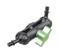 Adjustable Angles 1/4 Inch Male to Male Thread Adapter for Tripods Camera Mount Aluminum Alloy Lightweight Design Lightweight Aluminum Camera Accessory