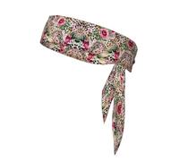 Adjustable Animal Tiger Leopard Print Rose Flower Sports Print Headbands For Women Men Knotted Headbands Elastic Non-Slip Fashion Hair Bands