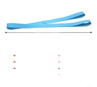 Adjustable Ankle Straps with Quick Release Buckles for Gymnastics Dance Yoga Training Leg Alignment Stabilization(B)