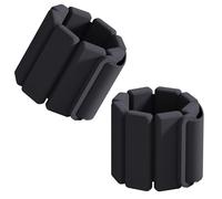 Adjustable Ankle Weights For Men Women, Strength Training Wearable Leg Arm Weight, Ideal For Fitness, Walking, Jogging, Workout, Running(Black,2 pound)