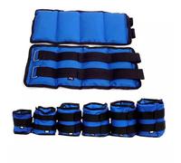 Adjustable Ankle Weights for Women & Men, Xinyoe 1/2/3/4/5/6 KG 1 Pair Strength Training Leg Wrist Arm Weight for Pilates, Jogging, Gymnastics, Aerobics, Physical Therapy, 0.5kg - 3kg Each Ankle, 5KG