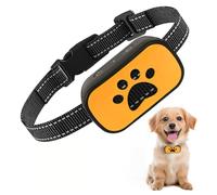 Adjustable Anti-Bark Collar for Dog with Vibration & Beep Modes, 7 Sensitivity Levels, Smart Sound Detection, Comfortable Adjustable Strap for Small Medium Large Dogs(Orange)